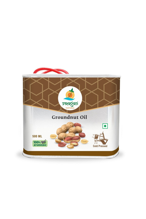 Pragati Natural Groundnut Oil 1L (cold pressed)